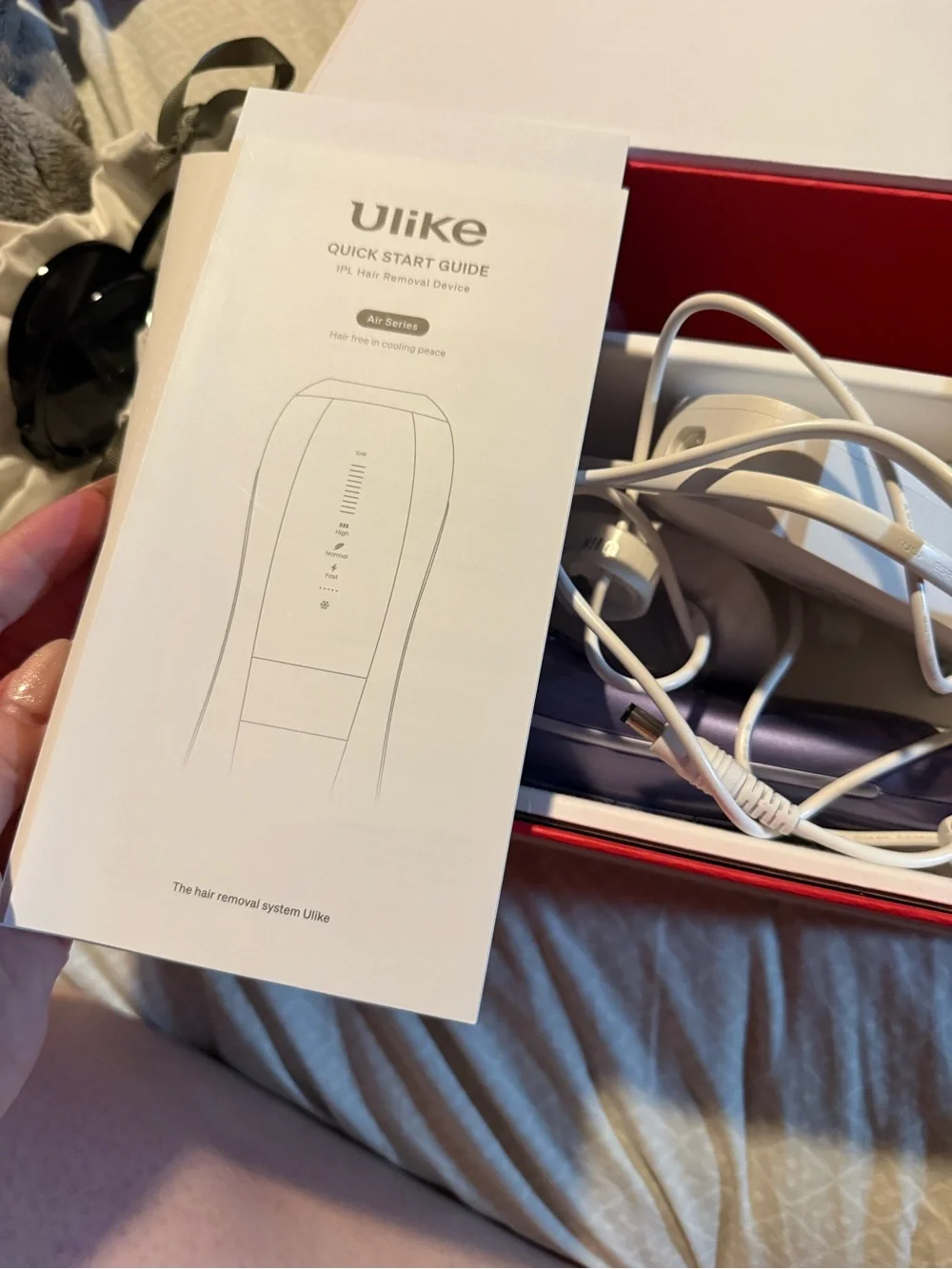 Purple Rechargeable At-Home Hair Removal Device